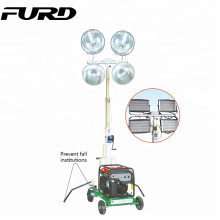 3 kVA, Single Phase 220 VAC, 4x400W Lamp, Mobile Tower Light (FZM-400B)